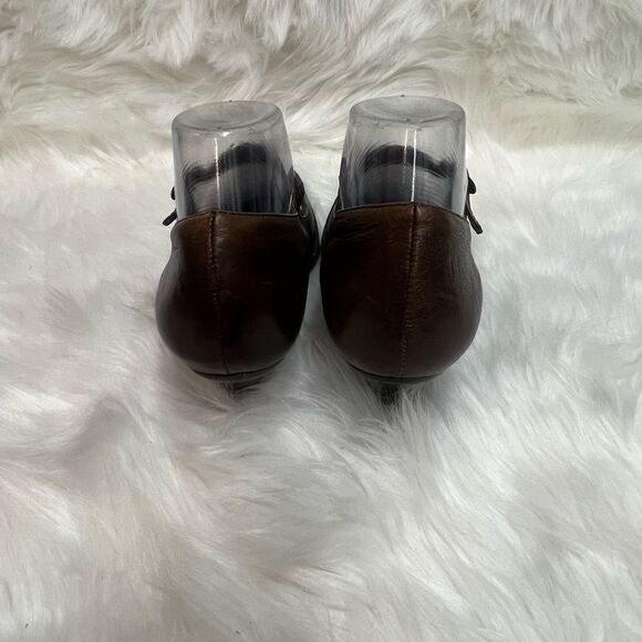 Hand Crafted Born Mary Jane Heeled Shoe Brown Genuine leather Size 9.5 Bin11 - Picture 9 of 12